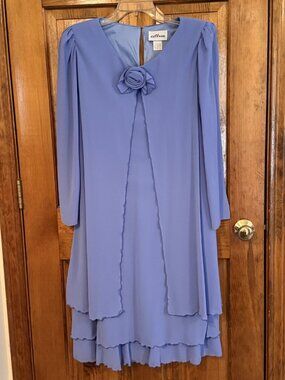 Beautiful Periwinkle Blue Cattiva Mother-of-the Bride Dress - Size 16